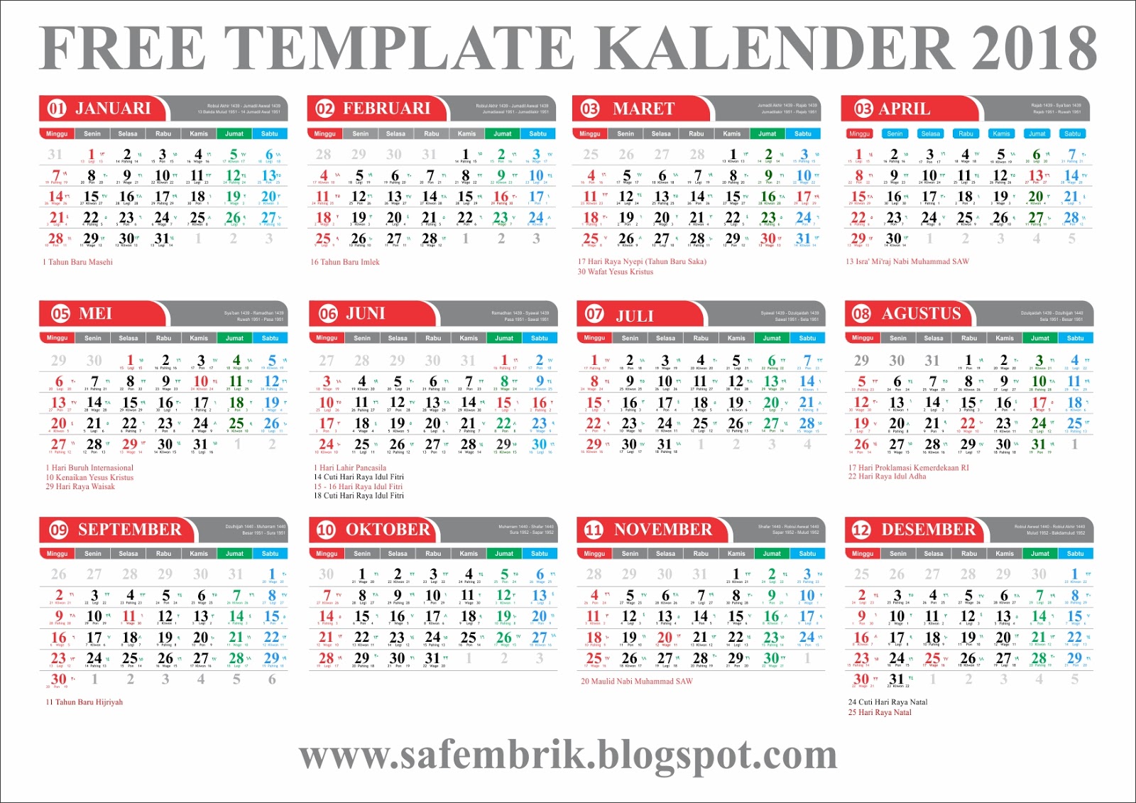 Get Desain Kalender Online Gratis Pictures | Blog Garuda Cyber