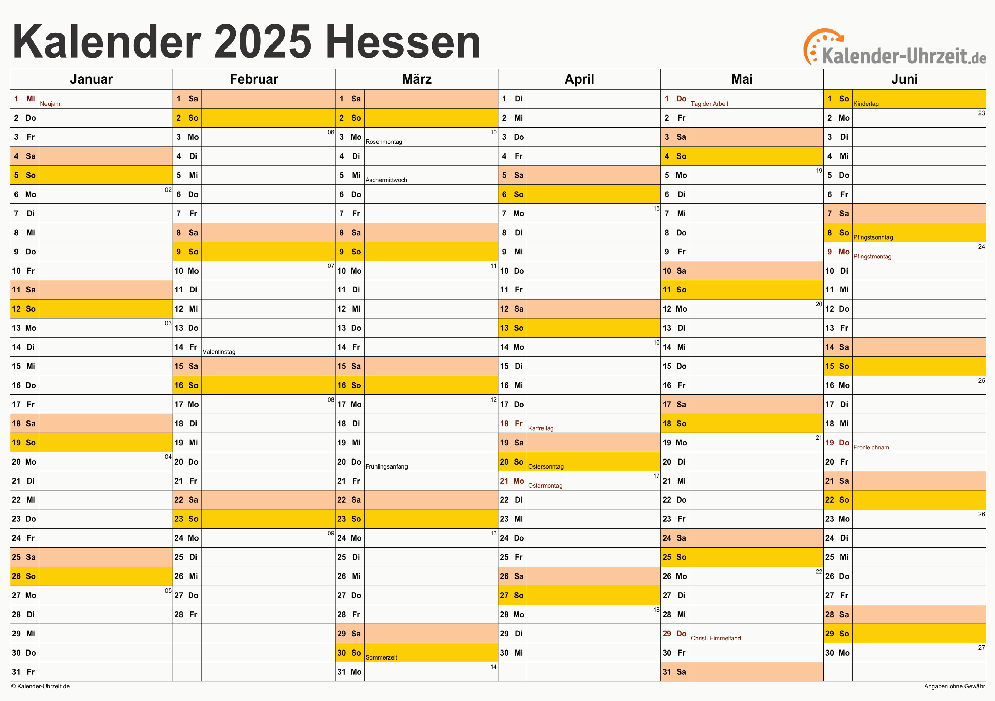 Kalender 2025 Hessen Zum Ausdrucken Kostenlos - Olwen Aubrette
