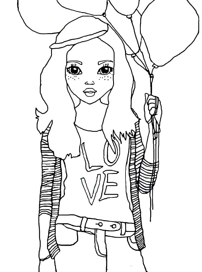 Ausmalbilder Topmodel kostenlos | WONDER DAY — Ausmalbilder für Kinder