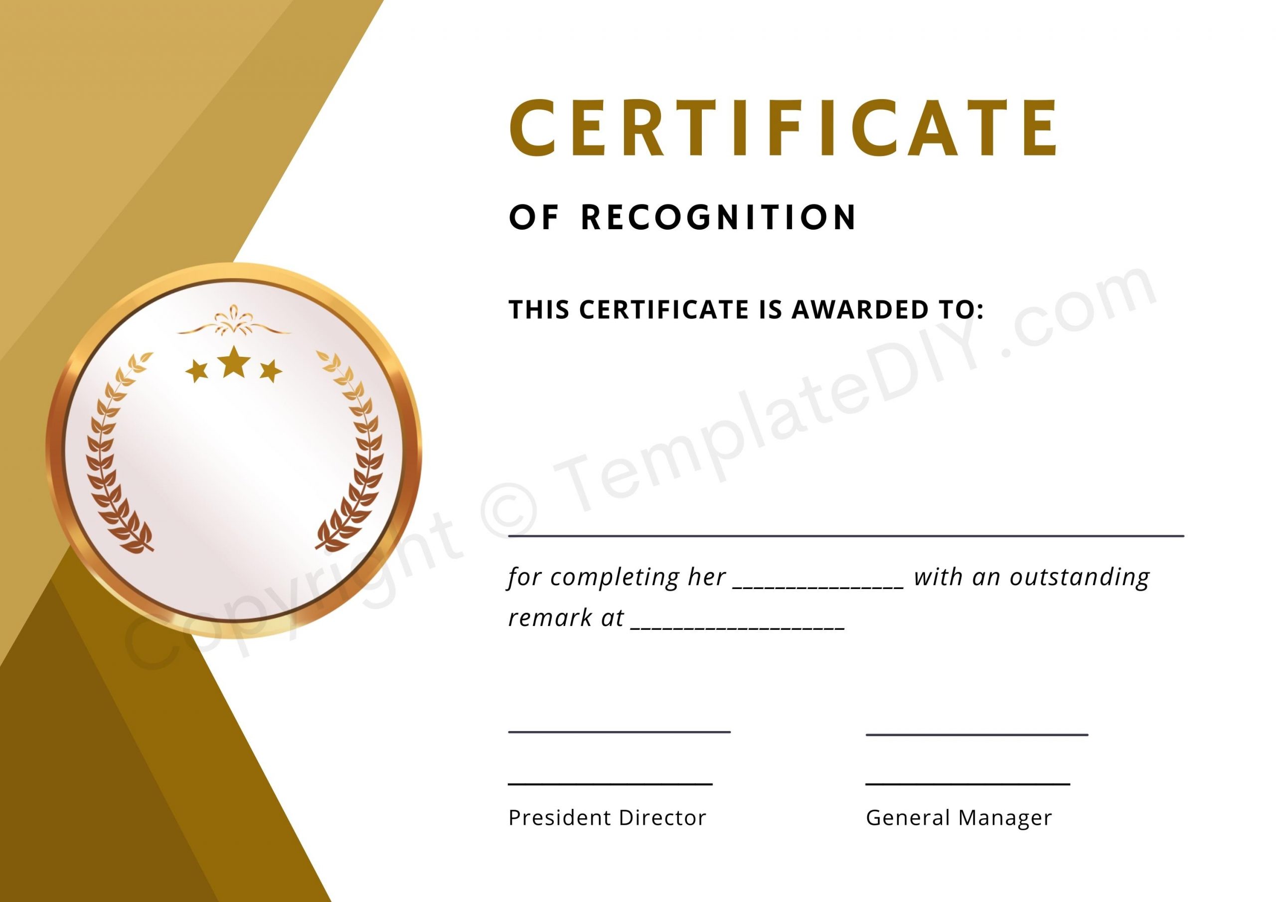 Authorized Aha Training Center – Certificate of recognition template printable in pdf, word