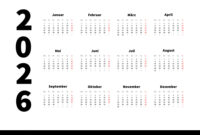 urlaub kalender 2026