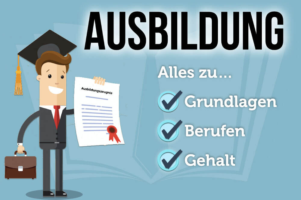  Ausbildung finden: Gehalt, Berufe, Tests & Tipps Illustration 