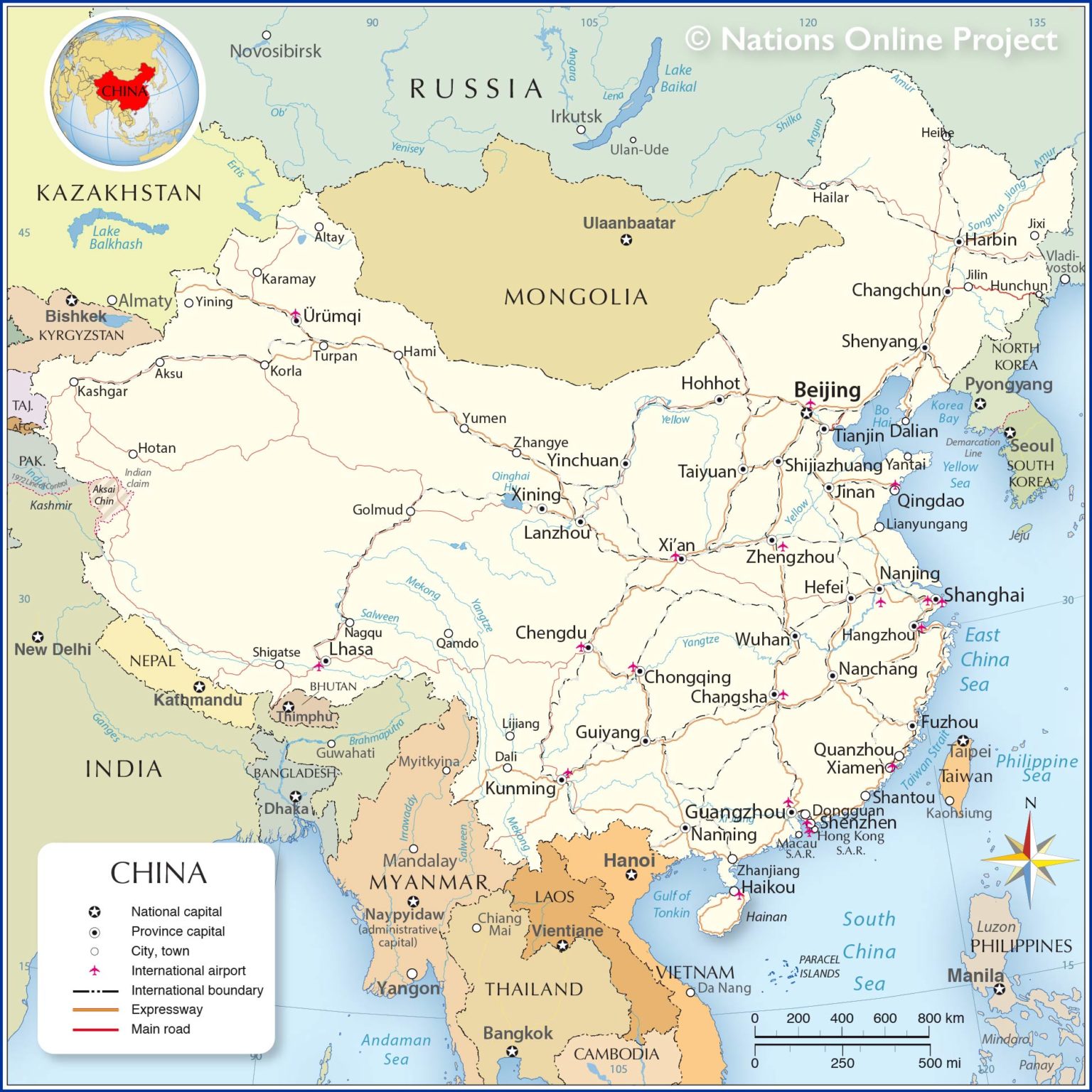  World Map With Countries Motiv 