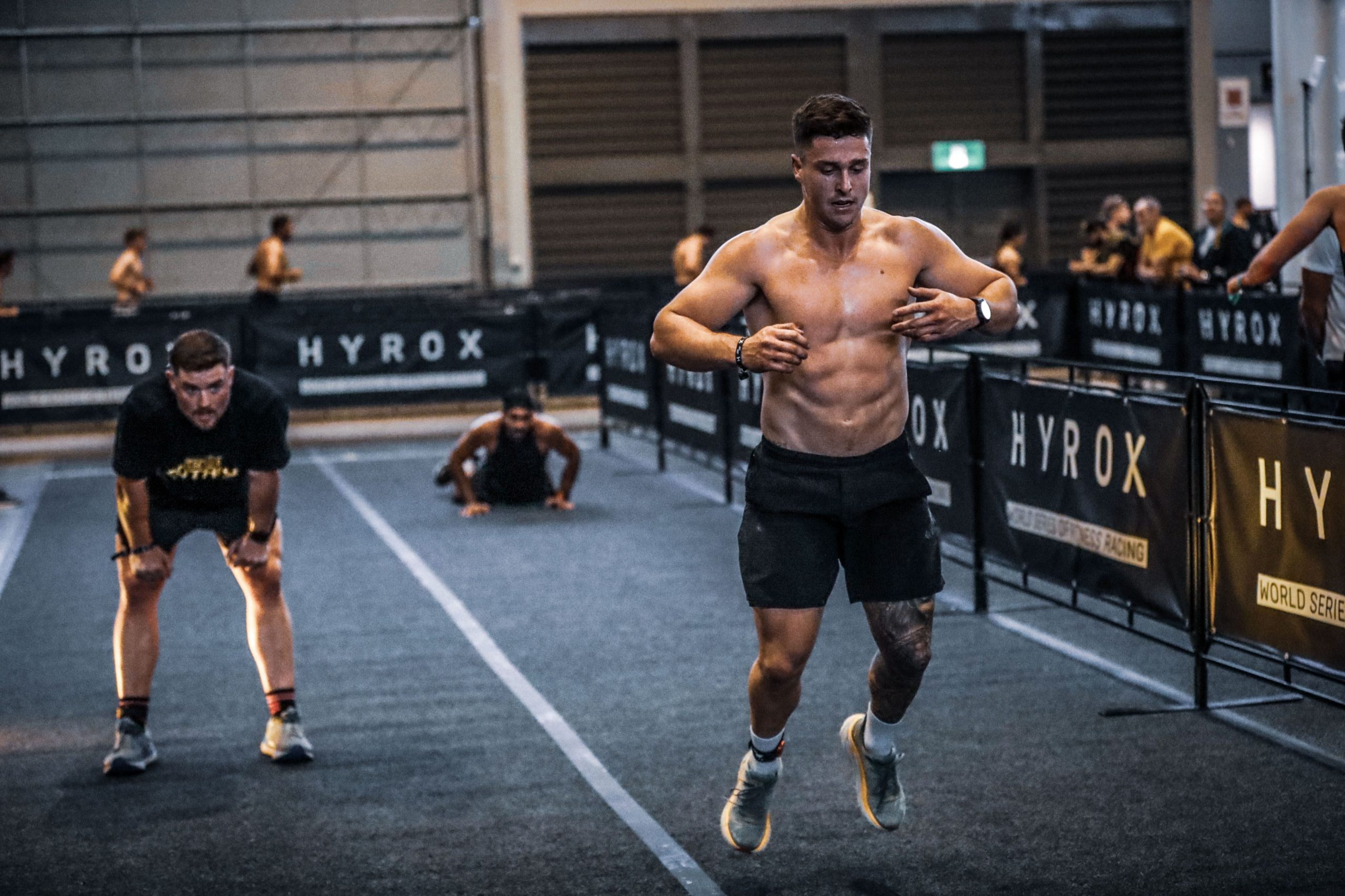  HYROX Athlete Illustration 