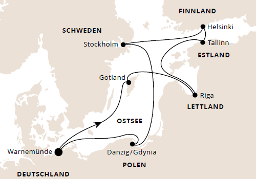  Foto zu AIDAmar 12.07.2026 & 24.09.2026 - Städte der Ostsee ab Warnemünde 1, AIDA 
