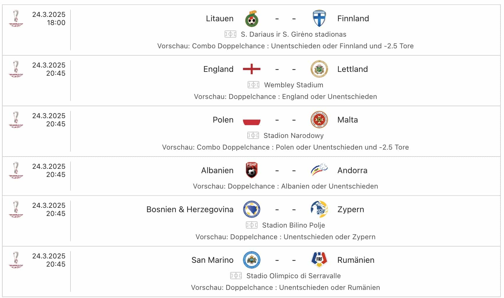  Fußball heute Spielplan & Ergebnisse * Wer spielt heute am Montag in Bildidee 
