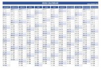 kalender 2021 bis 2026