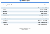 feiertage in niedersachsen 2026