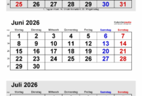 6 juni 2026 wochentag