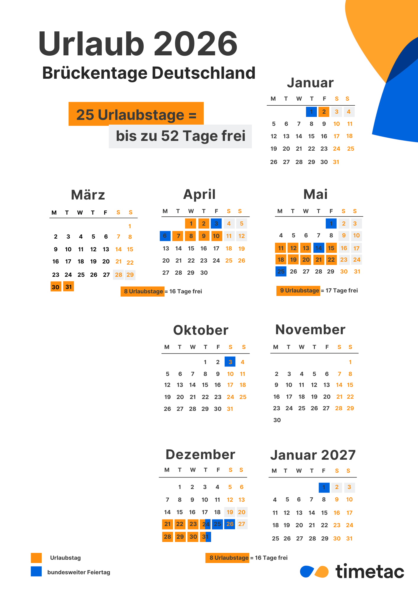  Foto zu Urlaub 2026 planen: Brückentage in Deutschland & Österreich 