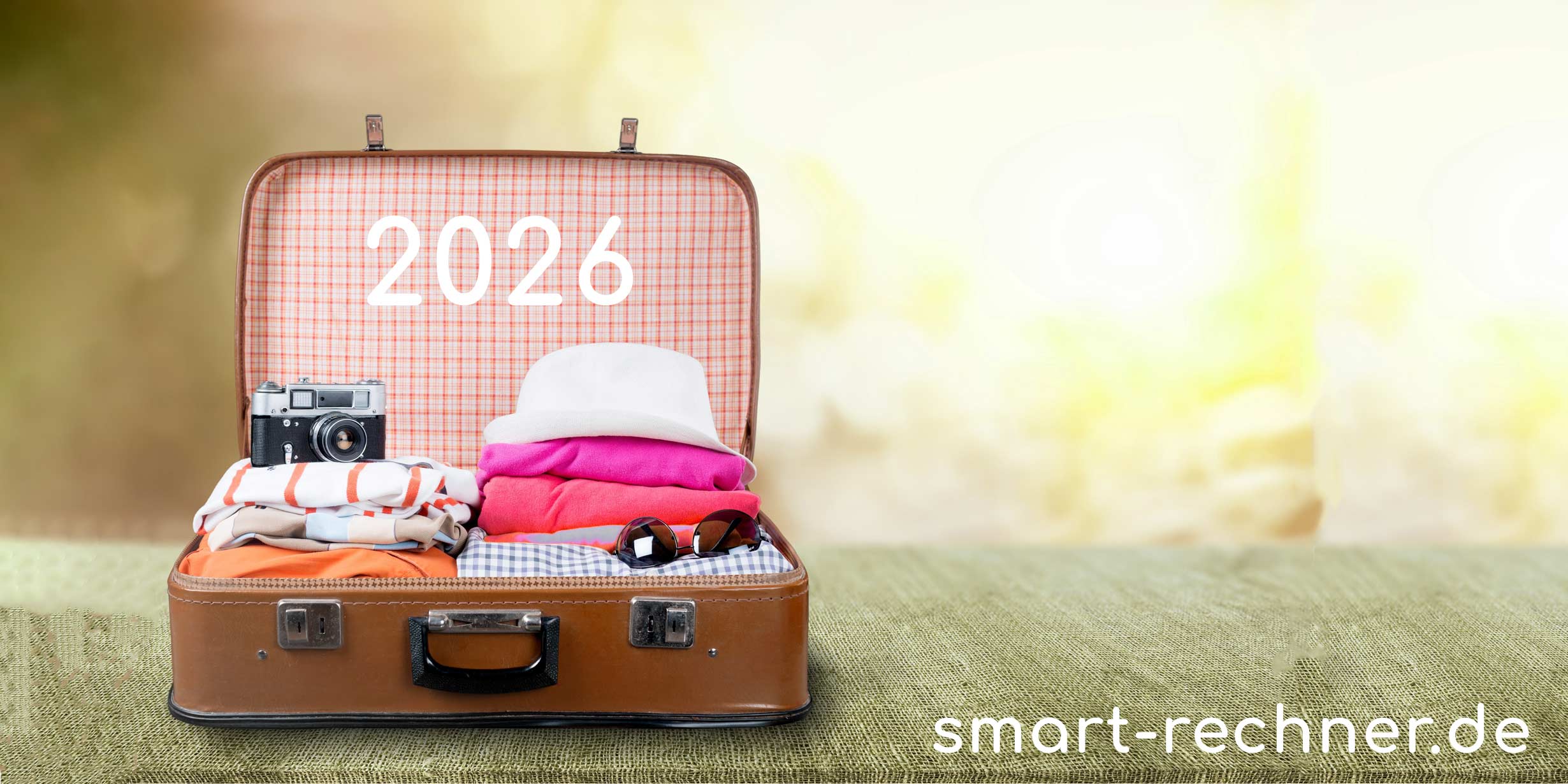  Ferien 2026 - Ferienkalender auf einen Blick Illustration 