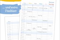 familienplaner 2026 6 spalten