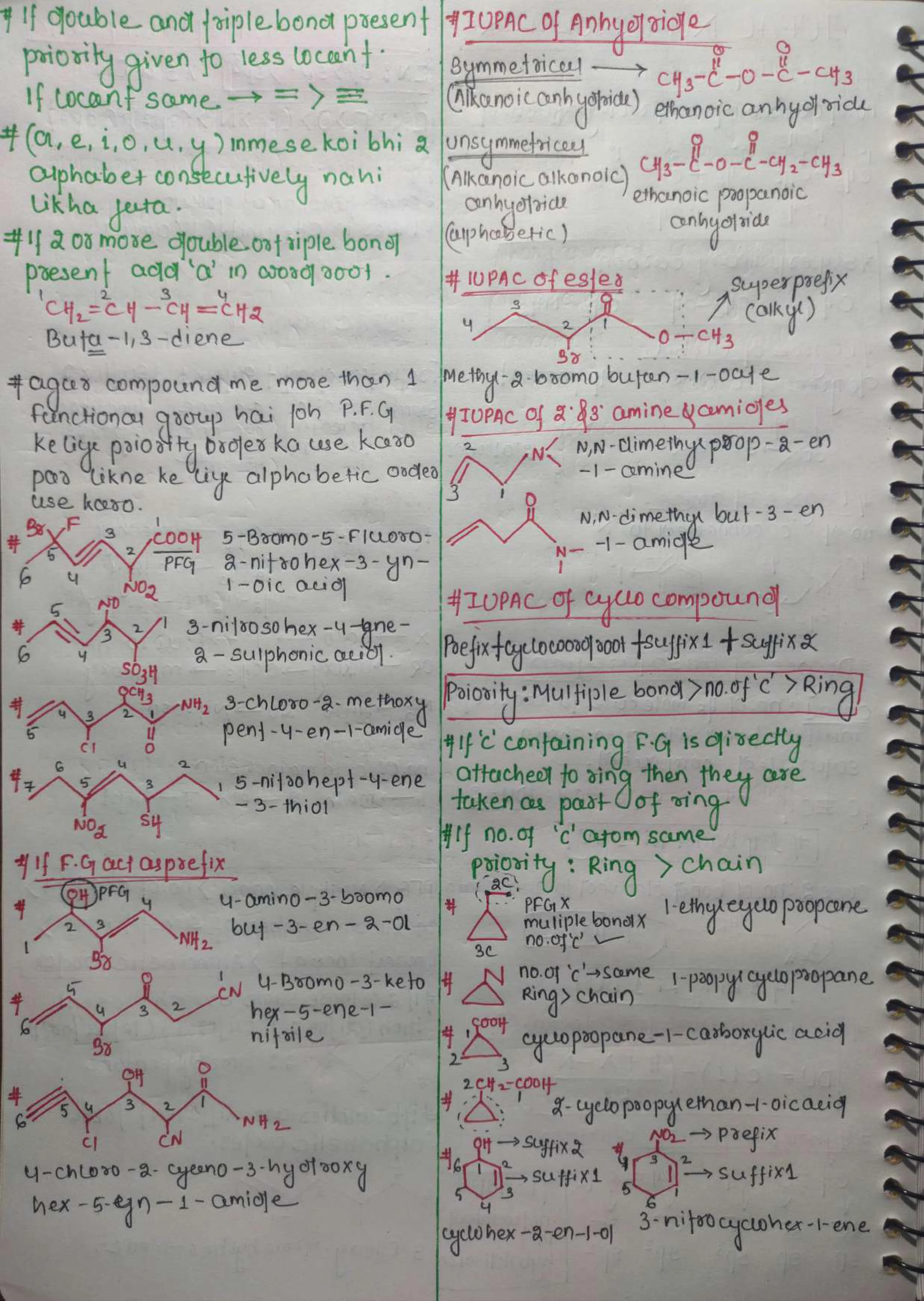  Foto zu IUPAC Nomenclature Quick Revision Sheet - Organic Chemistry 