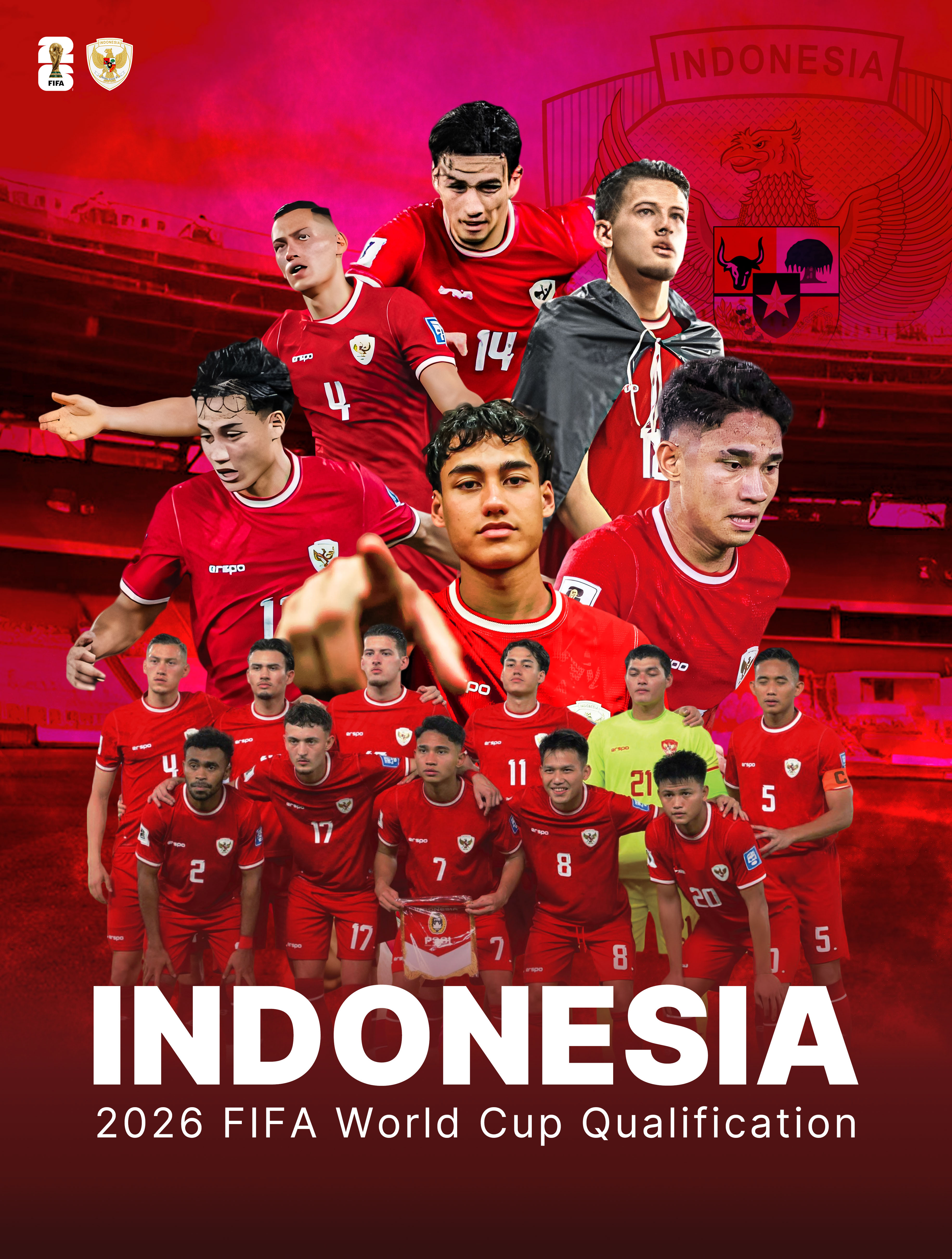  Foto zu Indonesia 2026 FIFA WORLD CUP QUALIFICATION :: Behance 