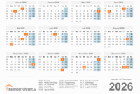 österreich kalender 2026