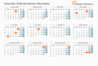 gesetzliche feiertage 2026 nrw