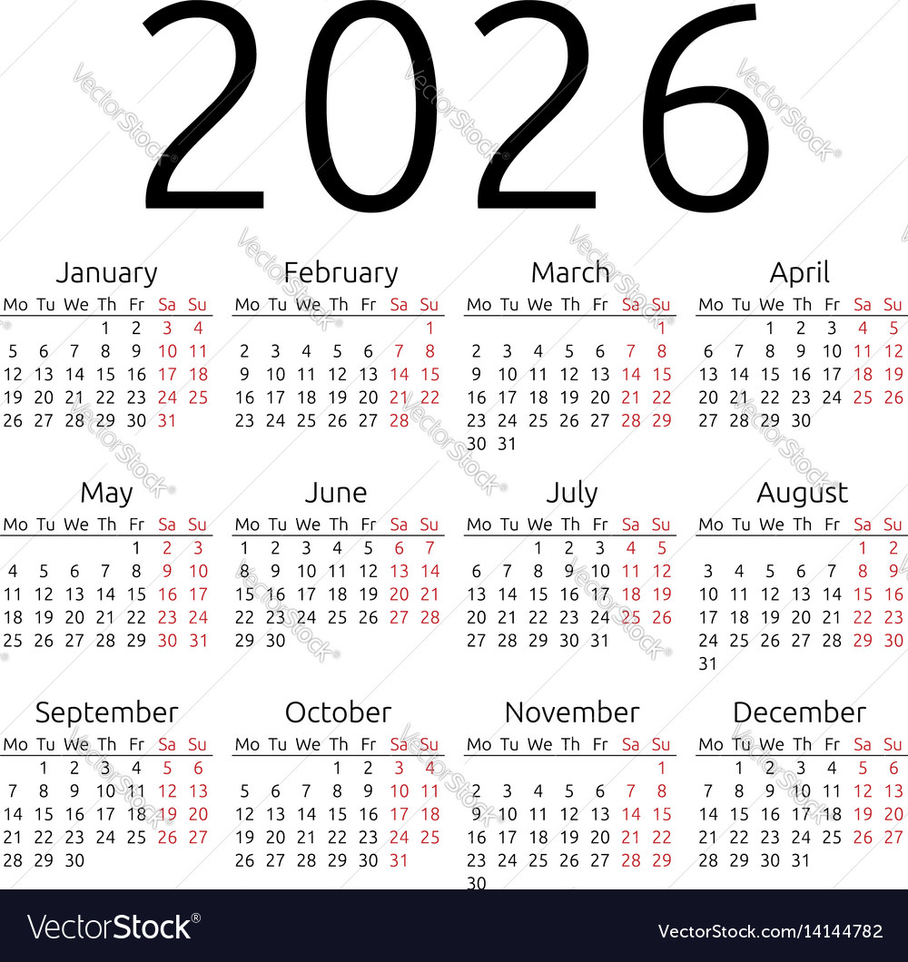  Foto zu 2026 Calendar Printable - Printable Templates 
