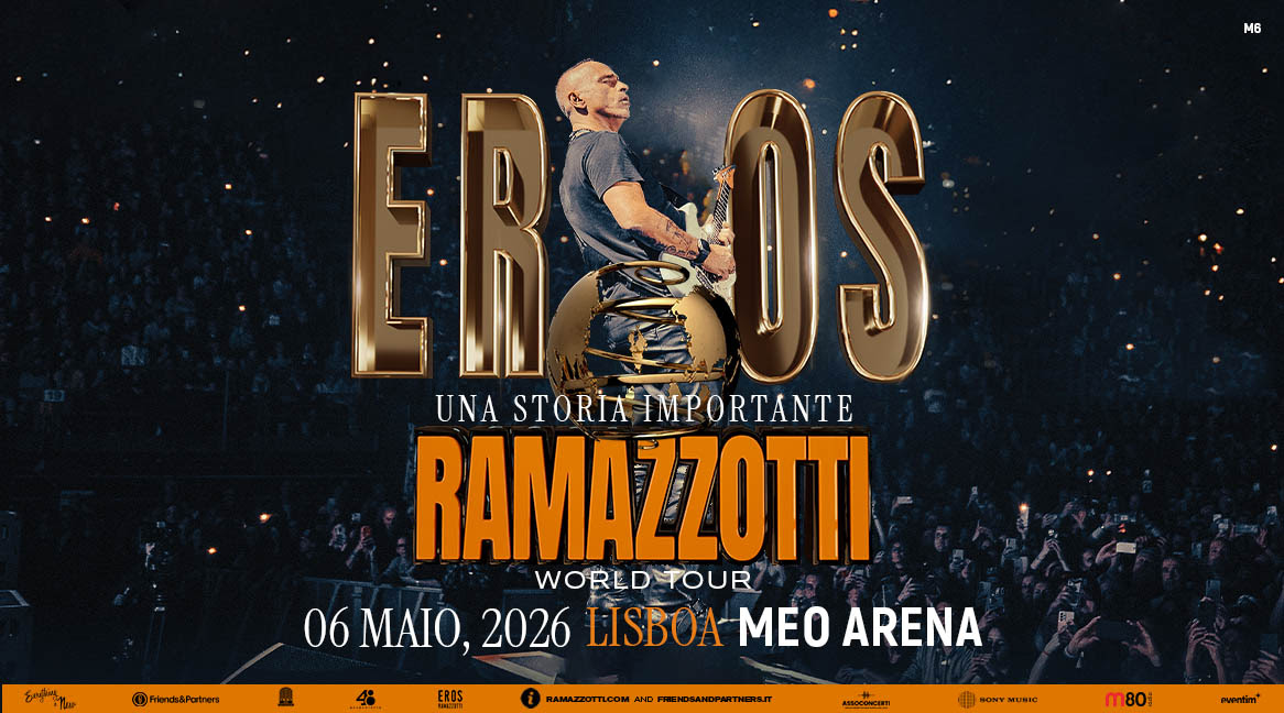  Eros Ramazzotti regressa a Portugal e traz “UNA STORIA IMPORTANTE WORLD 