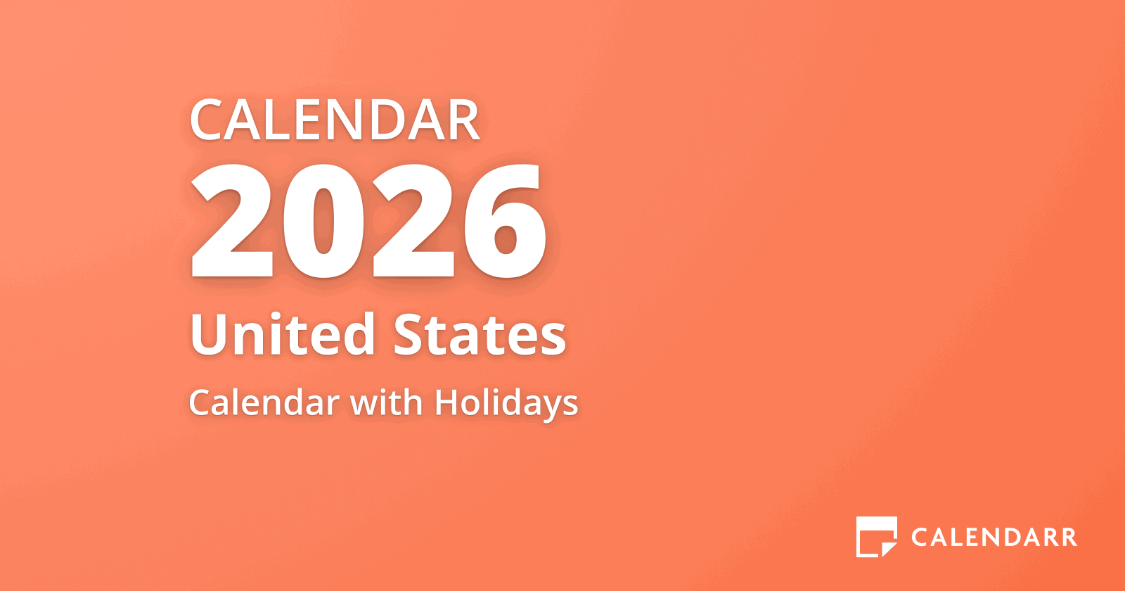  Foto zu Calendar for 2026 (With Holidays) - Calendarr 