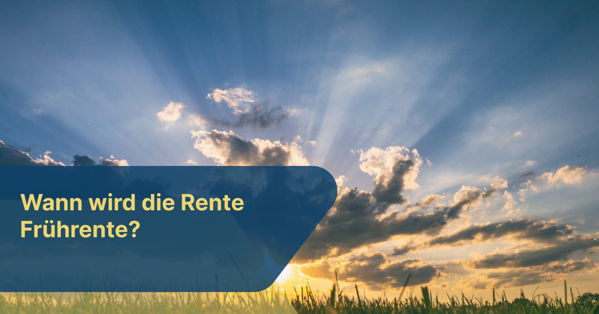  Foto zu Wann wird die Rente Frührente 
