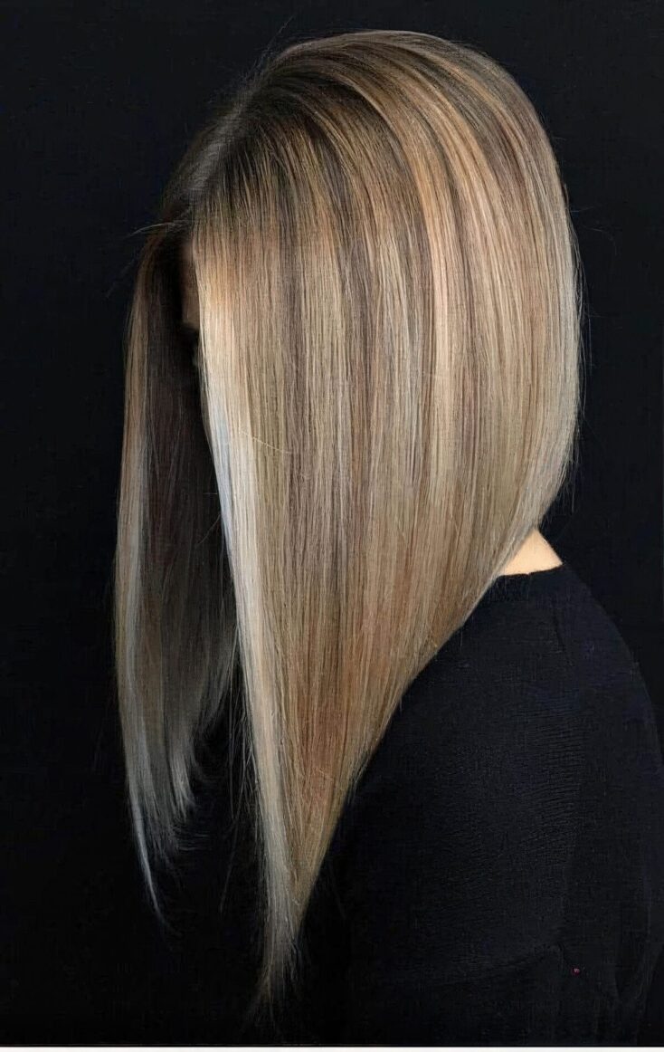  23 Bold And Catchy Angled Long Bob Ideas - Styleoholic Motiv 