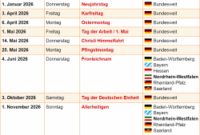 jahreskalender 2026 schulferien und gesetzliche feiertage in nrw