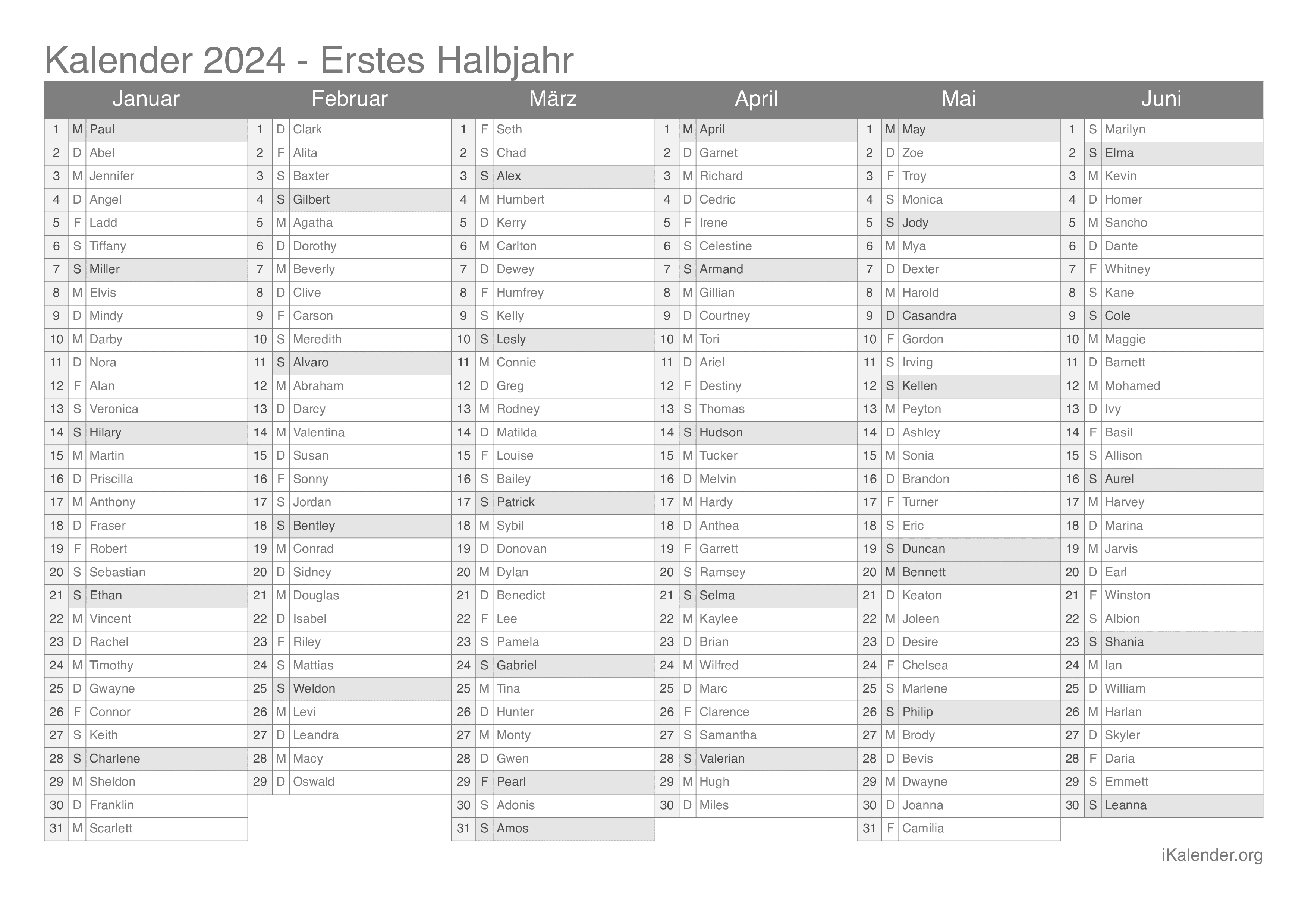  Foto zu Kalender 2024 Pdf Zum Ausdrucken 