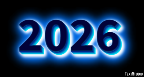  2026 Text Effect and Logo Design Number 