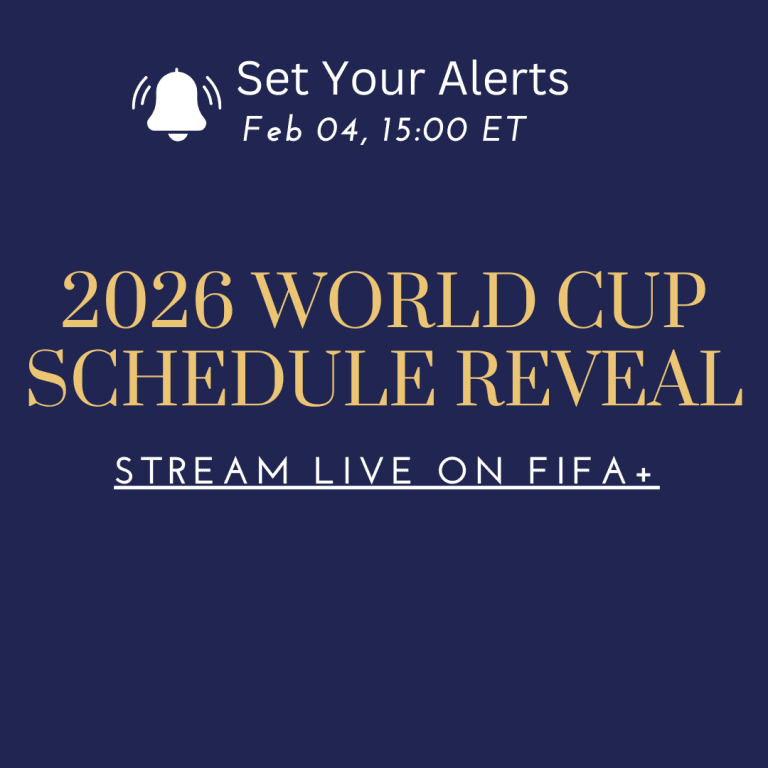  The 2026 World Cup Schedule Reveal 