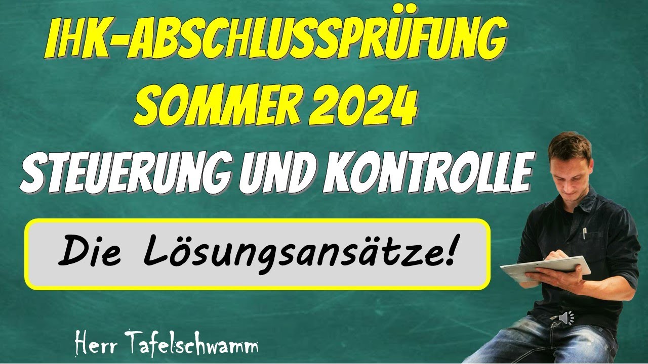  Lösungsansätze zur IHK Abschlussprüfung Industriekaufleute Sommer 2024 Illustration 
