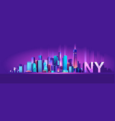  Abstract neon city Royalty Free Vector Image - VectorStock 