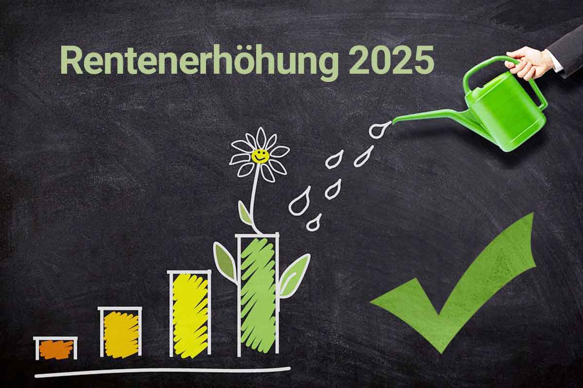  Foto zu Rentenerhöhung für 2025 angekündigt rentenbescheid24.de 