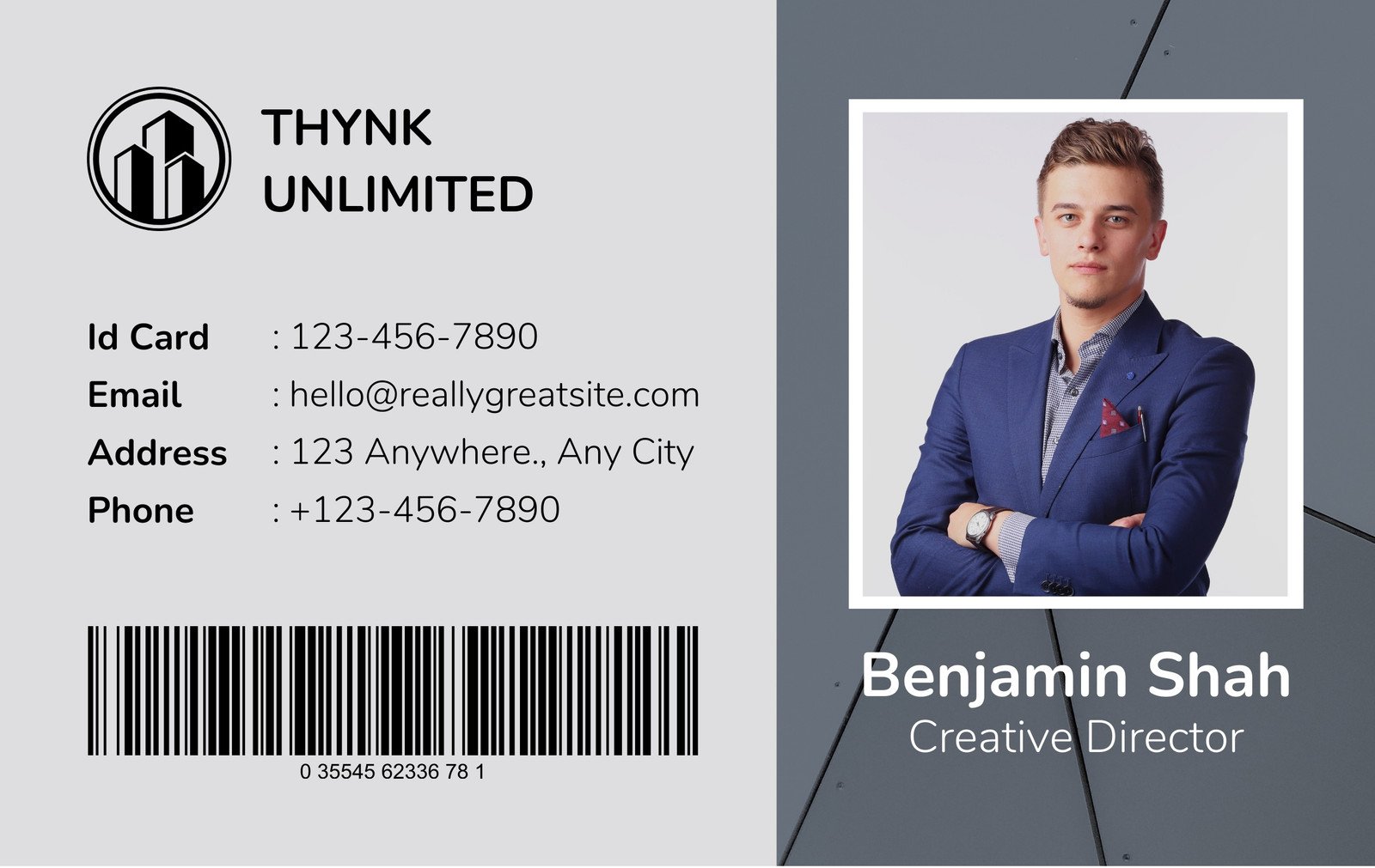  Examples Of Id Card Templates Illustration 