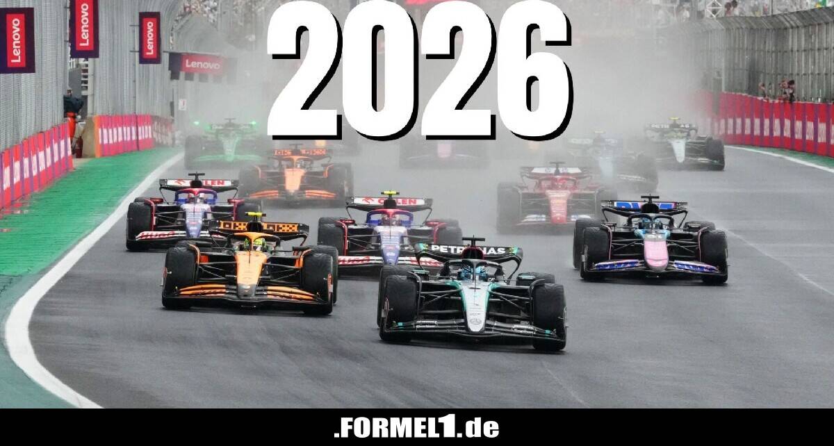  Formel-1-Kalender 2026: Die Übersicht mit allen Rennen und Terminen 
