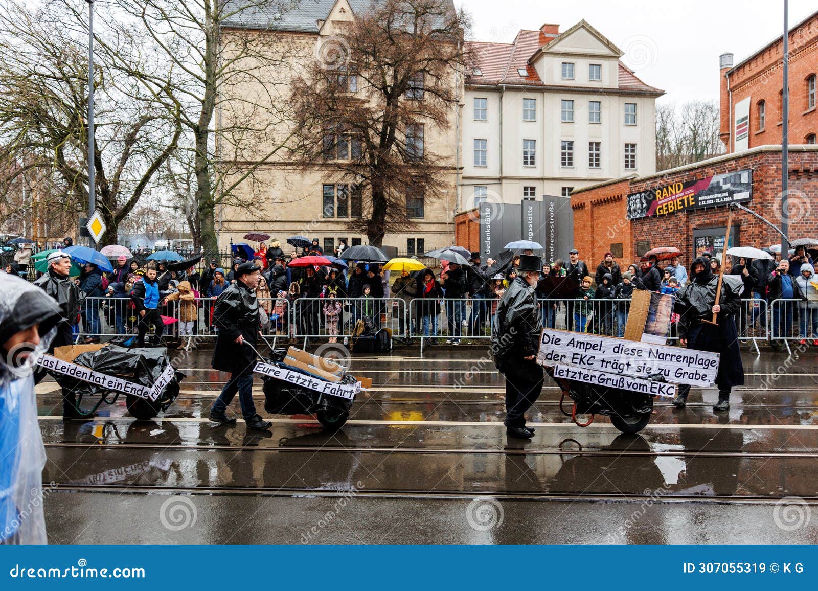  Erfurt, Germany - 11th February, 2024: Traditional German Carnival 