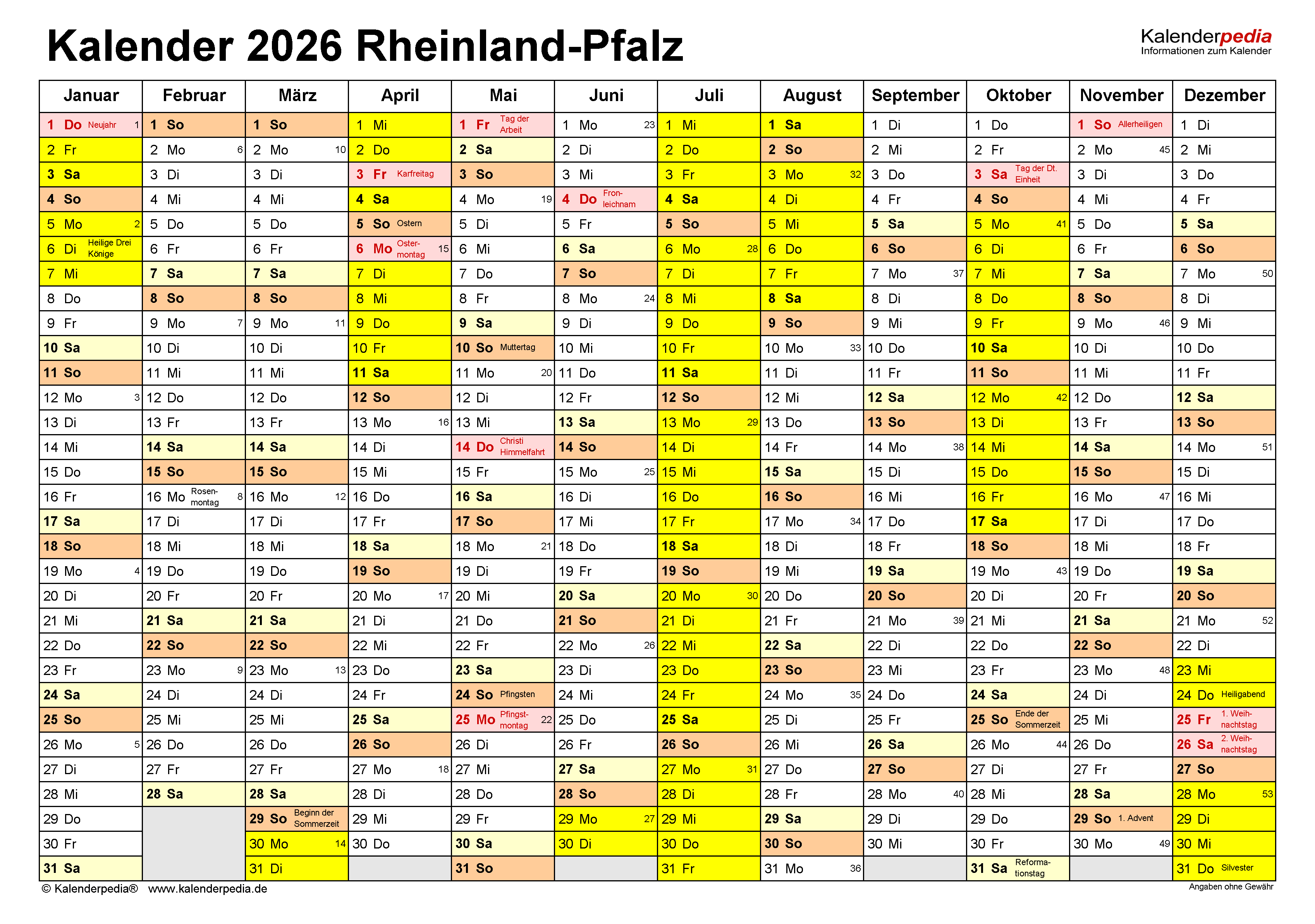  Feiertage 2026 Rlp - Liechtenstein Feiertage 2025 – Kalender mit Motiv 