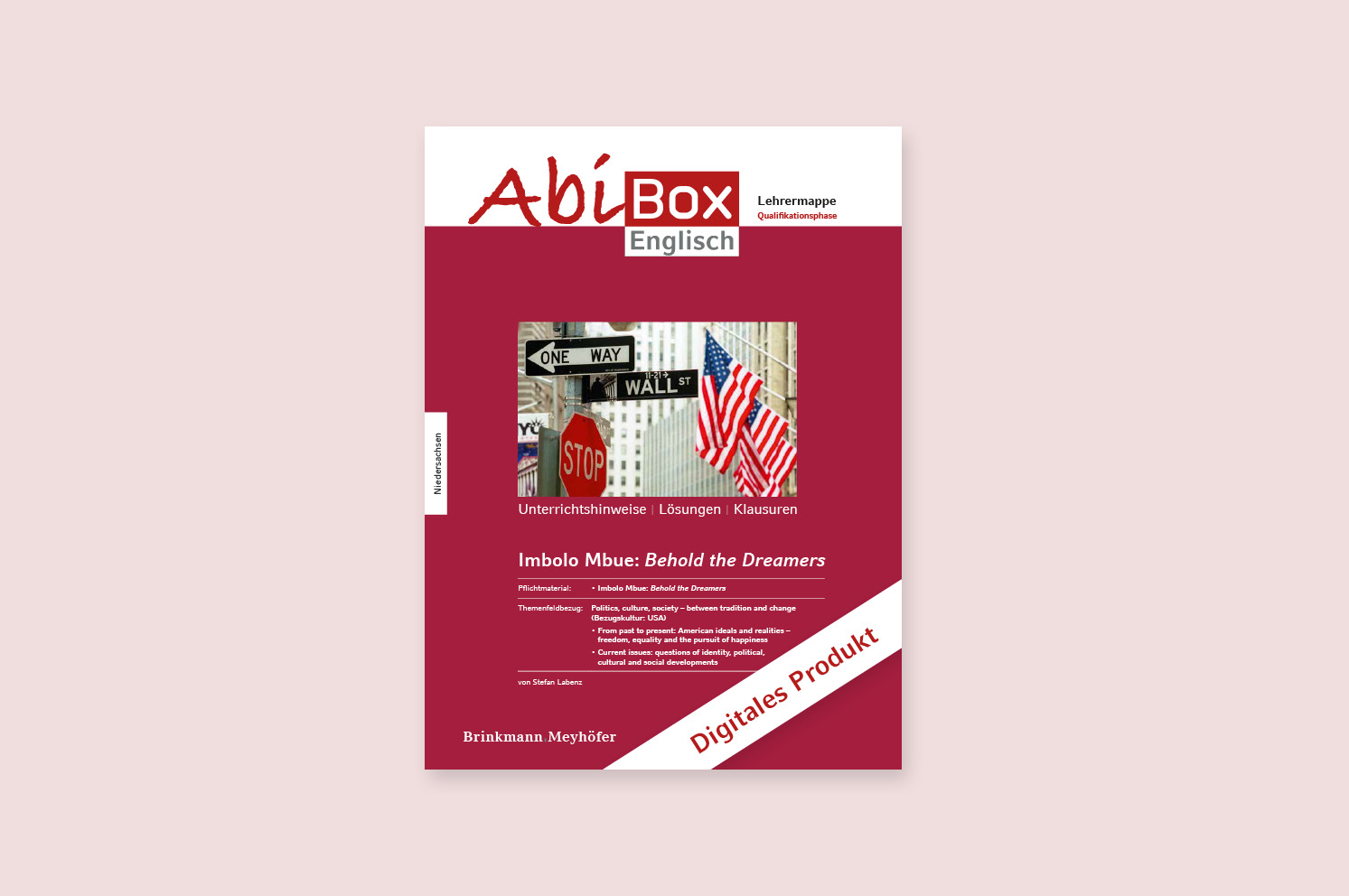  Abi-Box NDS EN QP 2026 2. Halbjahr: Imbolo Mbue: Behold the Dreamers Motiv 