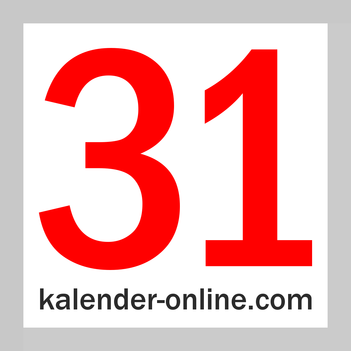 Kalender 1981 online - Feiertage 1981, Schulferien, Kalenderwochen
